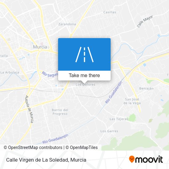 Calle Virgen de La Soledad map