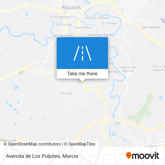 Avenida de Los Pulpites map