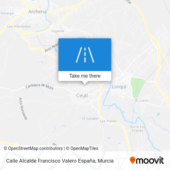Calle Alcalde Francisco Valero España map