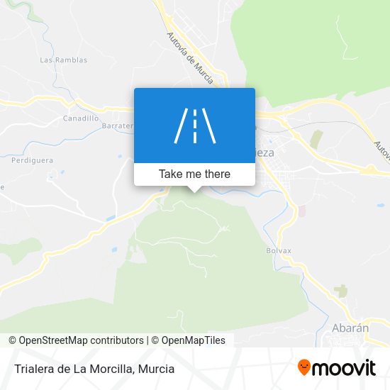 Trialera de La Morcilla map