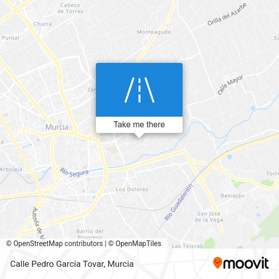 Calle Pedro García Tovar map