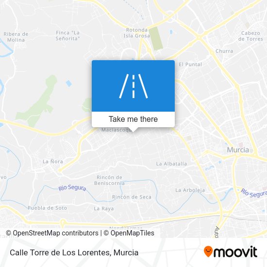 Calle Torre de Los Lorentes map