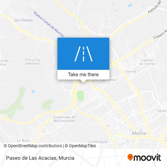 Paseo de Las Acacias map