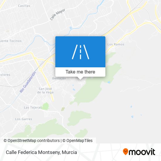 mapa Calle Federica Montseny
