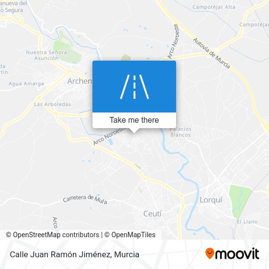 Calle Juan Ramón Jiménez map