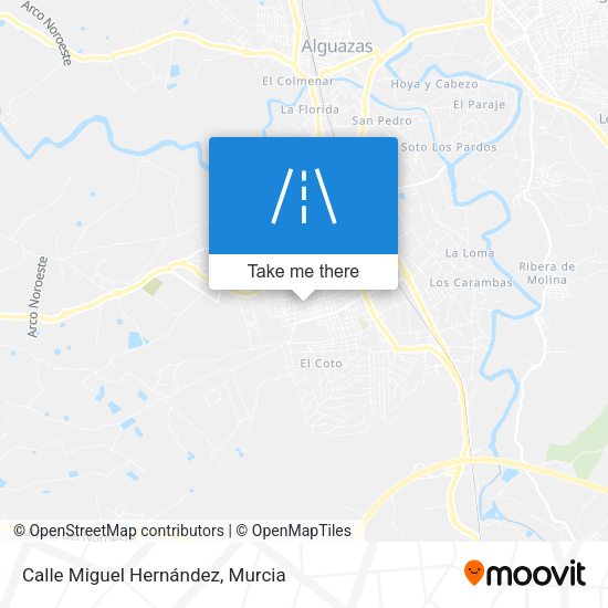 Calle Miguel Hernández map