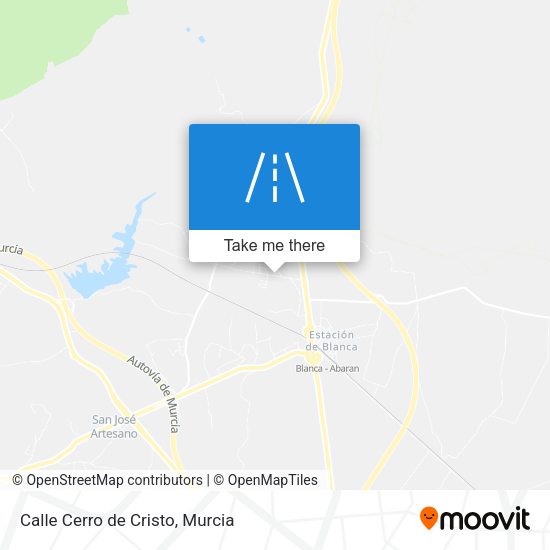 Calle Cerro de Cristo map