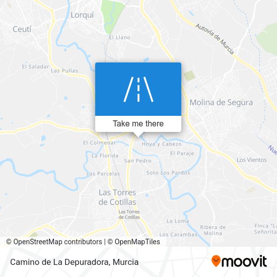 Camino de La Depuradora map