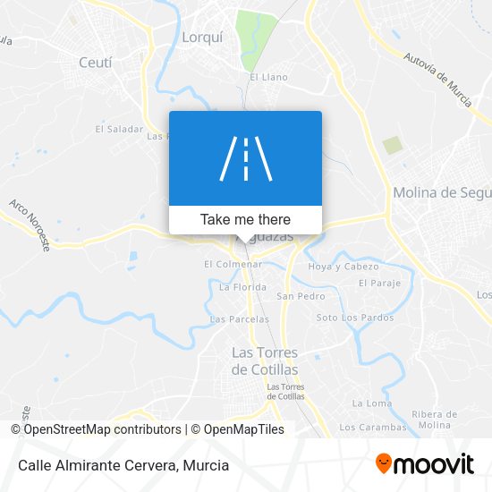 Calle Almirante Cervera map