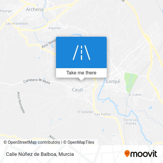 Calle Núñez de Balboa map