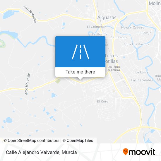 Calle Alejandro Valverde map