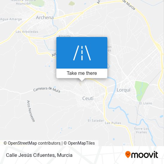 Calle Jesús Cifuentes map