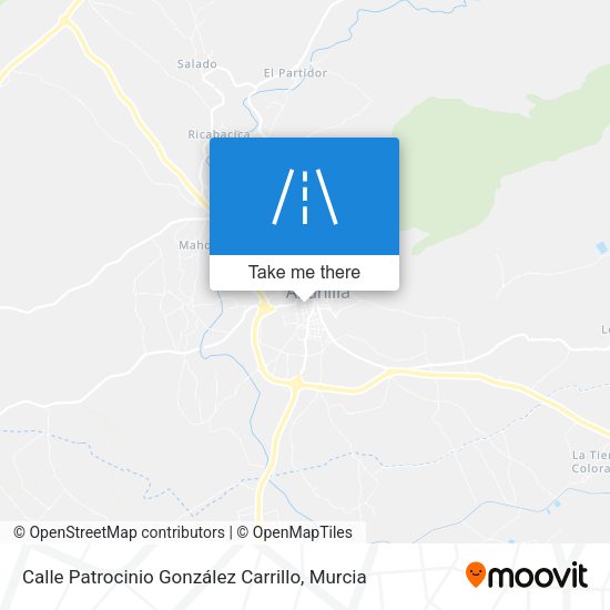 Calle Patrocinio González Carrillo map