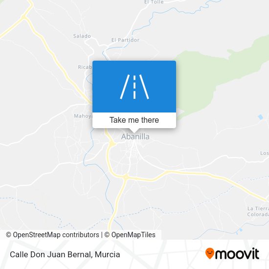 Calle Don Juan Bernal map