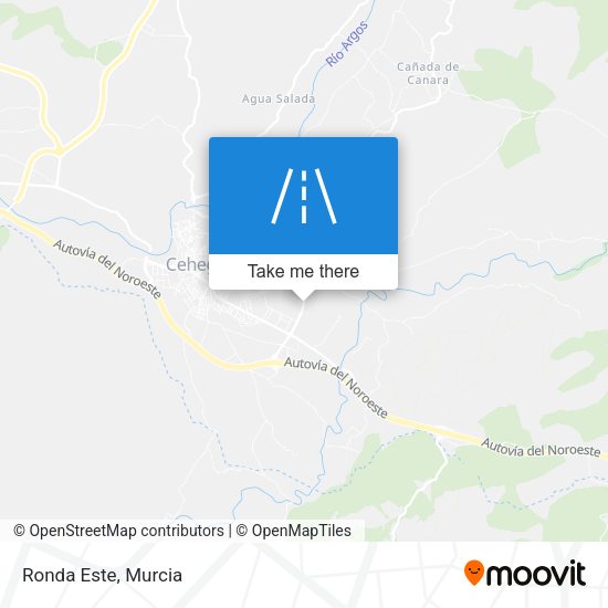 Ronda Este map