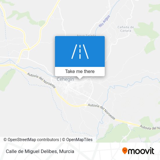 Calle de Miguel Delibes map