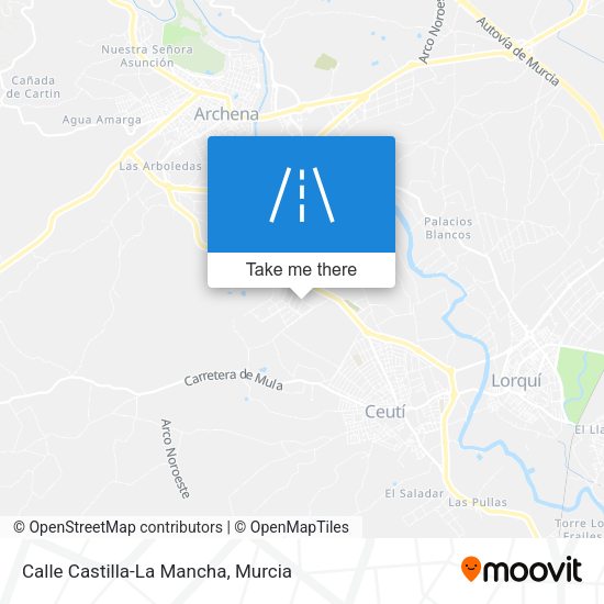 Calle Castilla-La Mancha map