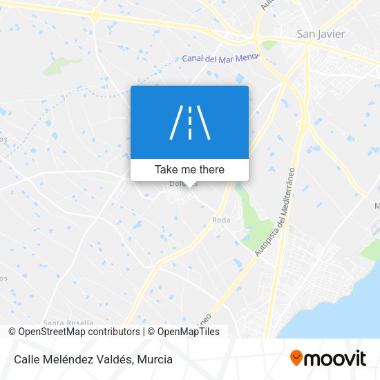 Calle Meléndez Valdés map