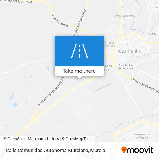 mapa Calle Comunidad Autonoma Murciana