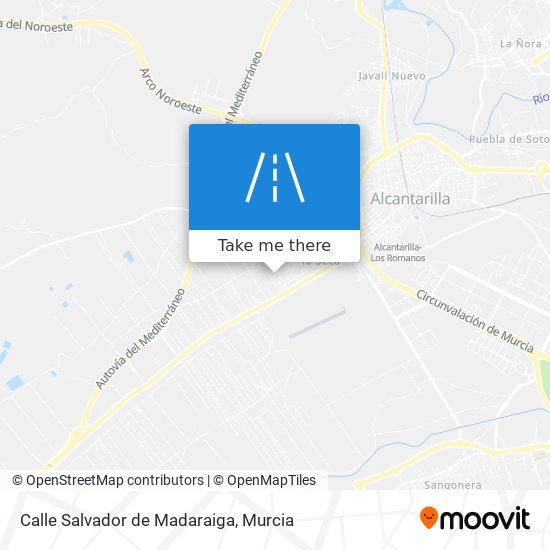 mapa Calle Salvador de Madaraiga