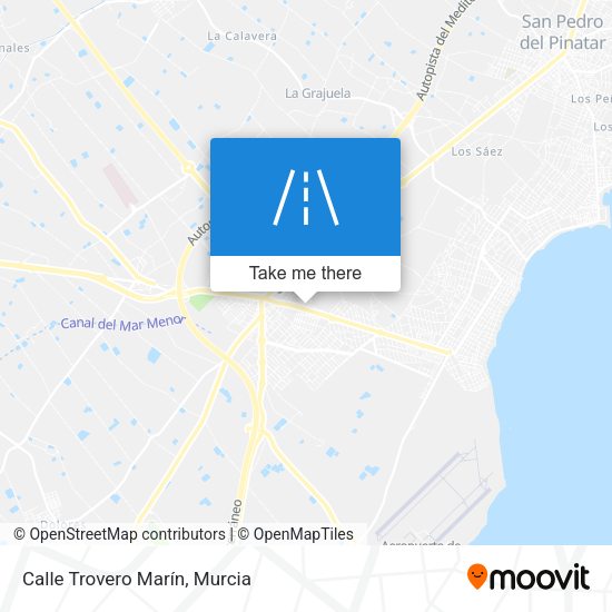 Calle Trovero Marín map