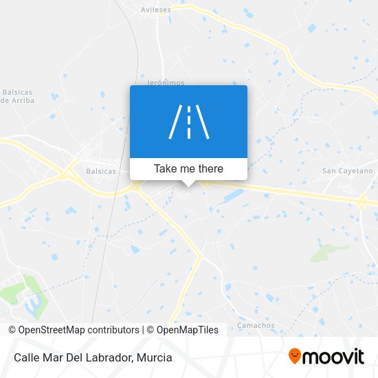 Calle Mar Del Labrador map