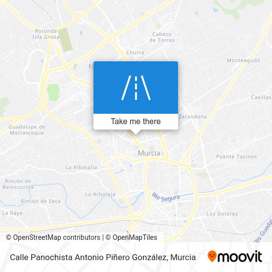 Calle Panochista Antonio Piñero González map