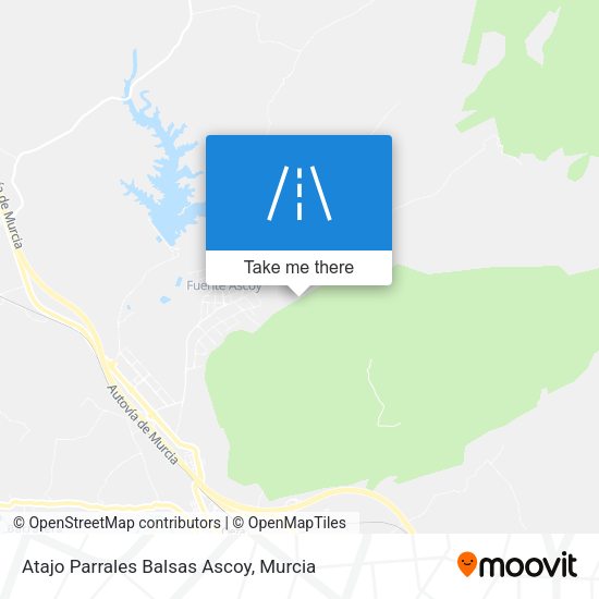 Atajo Parrales Balsas Ascoy map