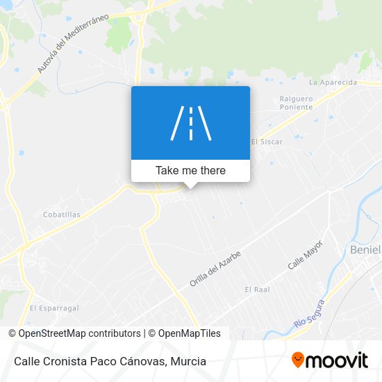 Calle Cronista Paco Cánovas map