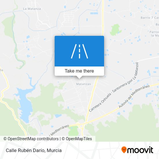 Calle Rubén Darío map