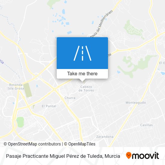 Pasaje Practicante Miguel Pérez de Tuleda map