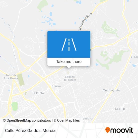 Calle Pérez Galdós map