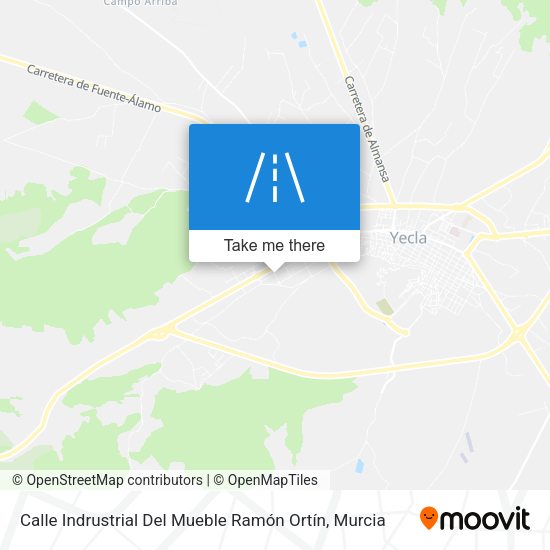 Calle Indrustrial Del Mueble Ramón Ortín map