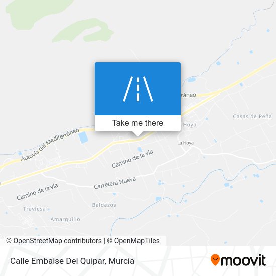 Calle Embalse Del Quipar map