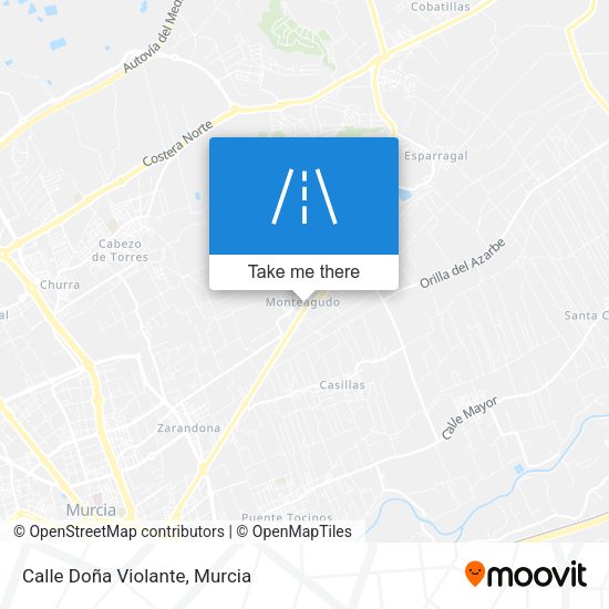 Calle Doña Violante map