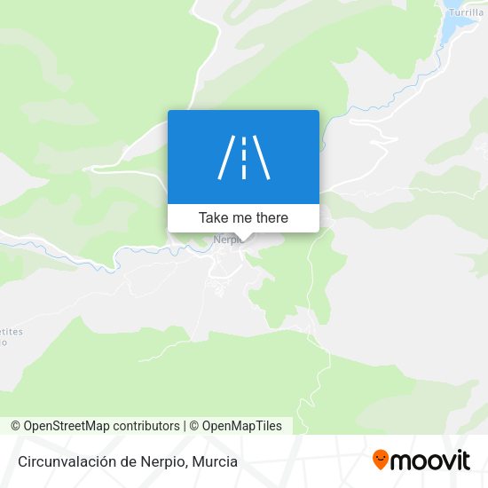 Circunvalación de Nerpio map