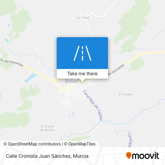 Calle Cronista Juan Sánchez map