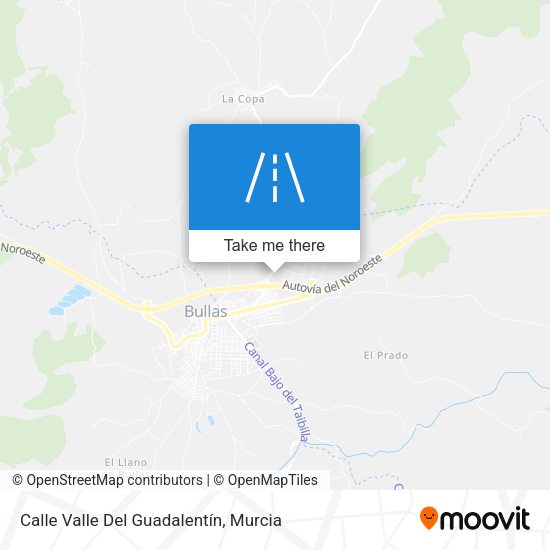 Calle Valle Del Guadalentín map