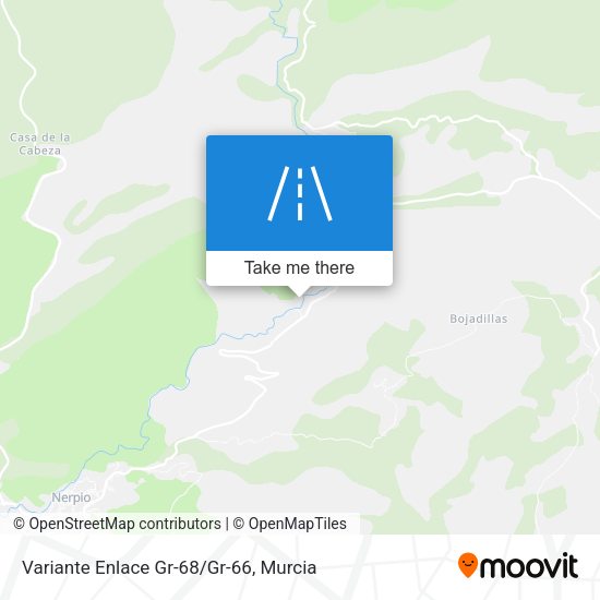 Variante Enlace Gr-68/Gr-66 map