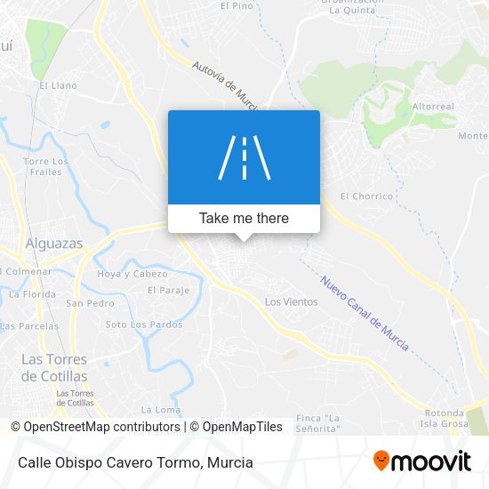 Calle Obispo Cavero Tormo map