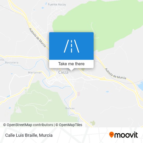 Calle Luis Braille map