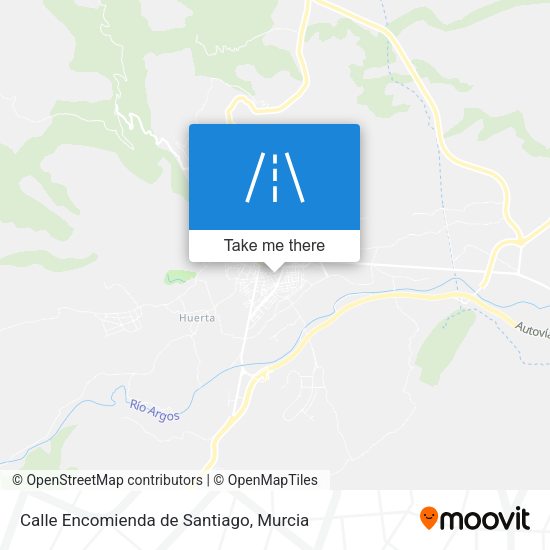 Calle Encomienda de Santiago map