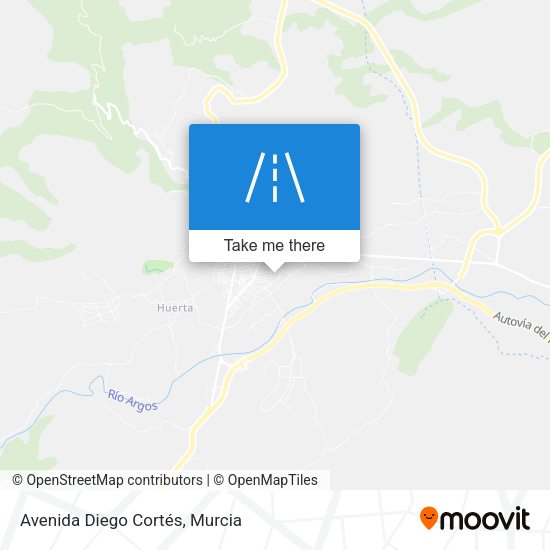 Avenida Diego Cortés map