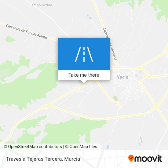 Travesía Tejeras Tercera map