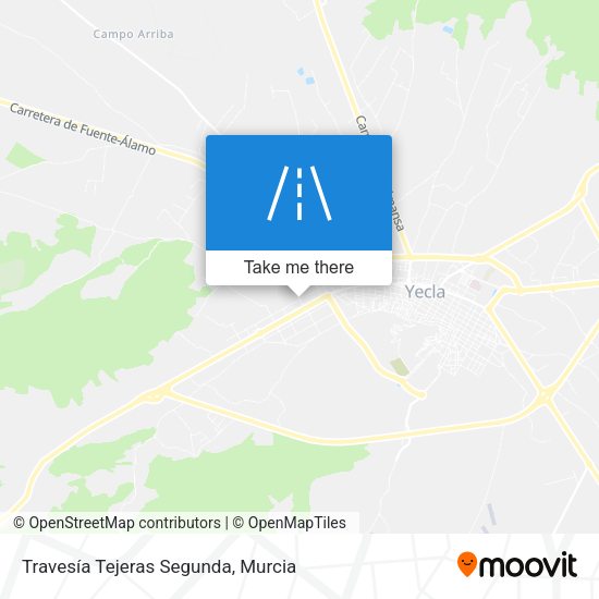 Travesía Tejeras Segunda map