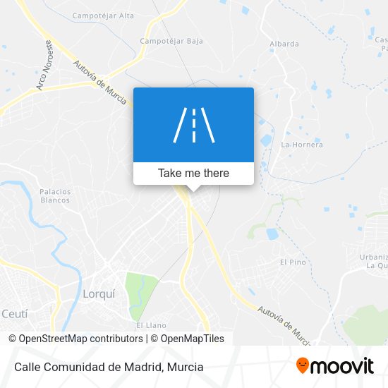 Calle Comunidad de Madrid map