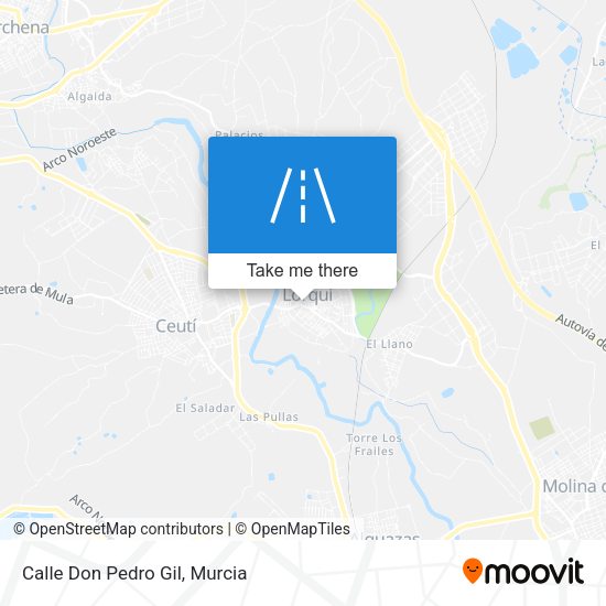 Calle Don Pedro Gil map