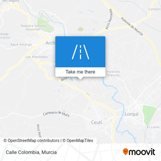 Calle Colombia map