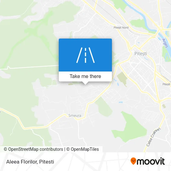 Aleea Florilor map