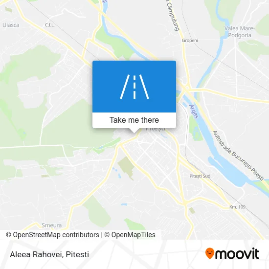 Aleea Rahovei map